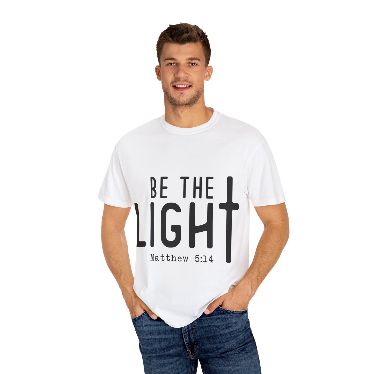 Inspirational Unisex T-Shirt - 'Be the Light' Christian Tee, Faith-Based Apparel, Casual Wear, Gift for Friends, Motivational Fashion
