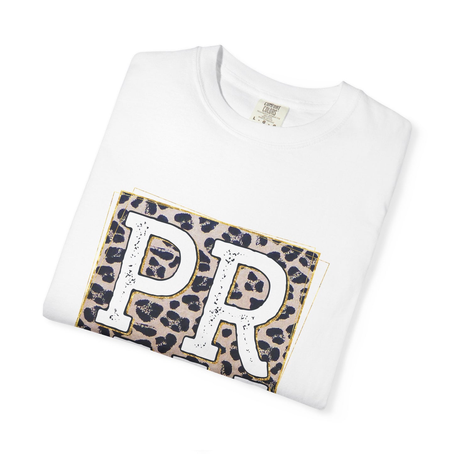 Leopard Print Pray T-Shirt | Unisex Garment-Dyed Tee for Faith & Fashion | Christian Gift, Casual Wear, Inspirational Apparel