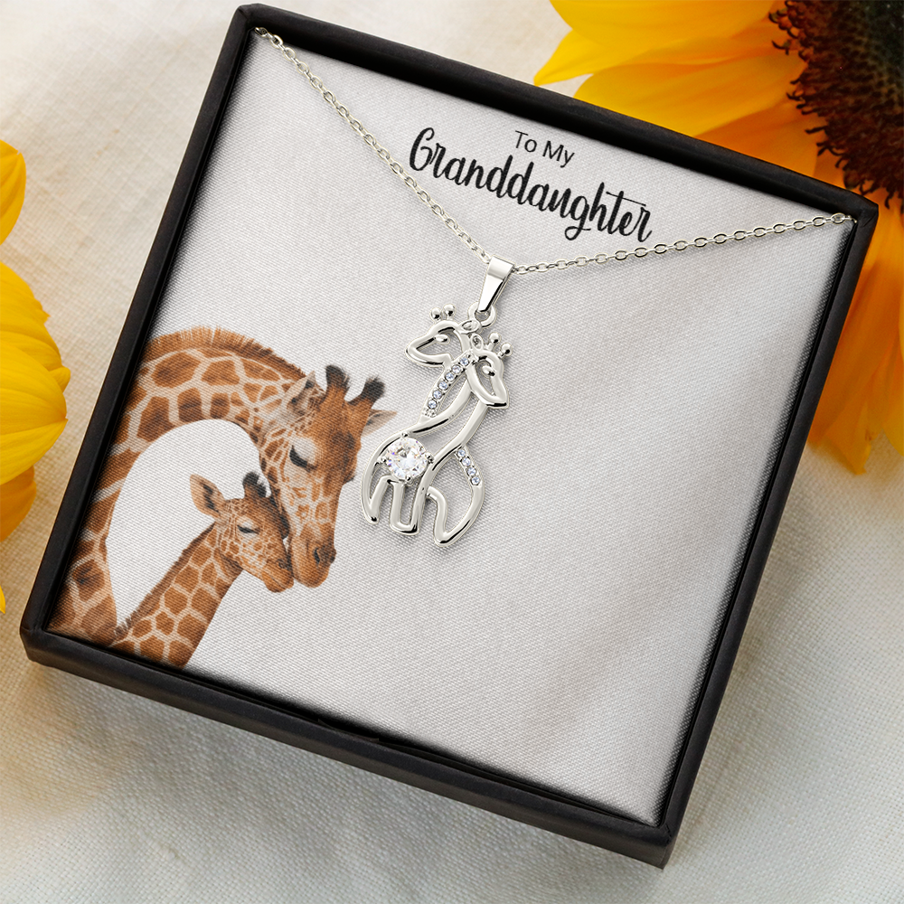 Giraffe Necklace To Granddaughter