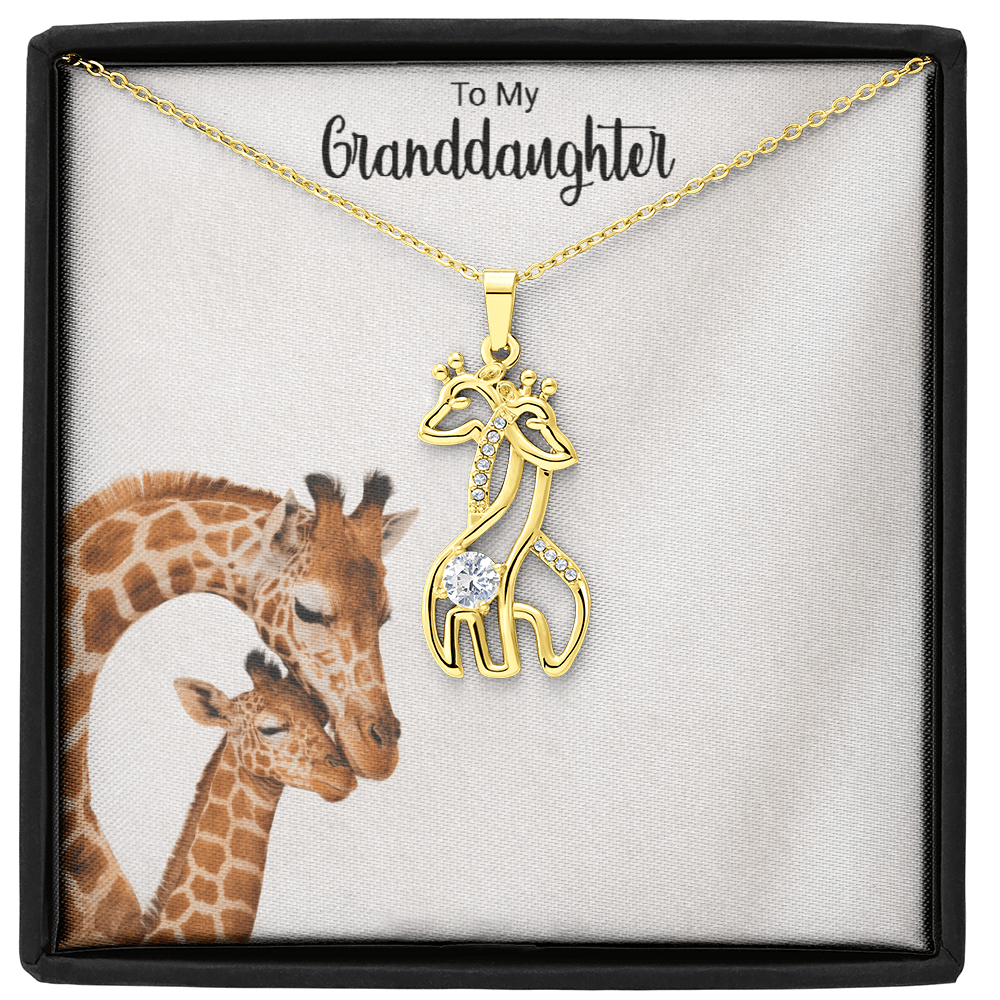 Giraffe Necklace To Granddaughter